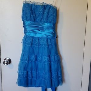 Layered homecoming dress